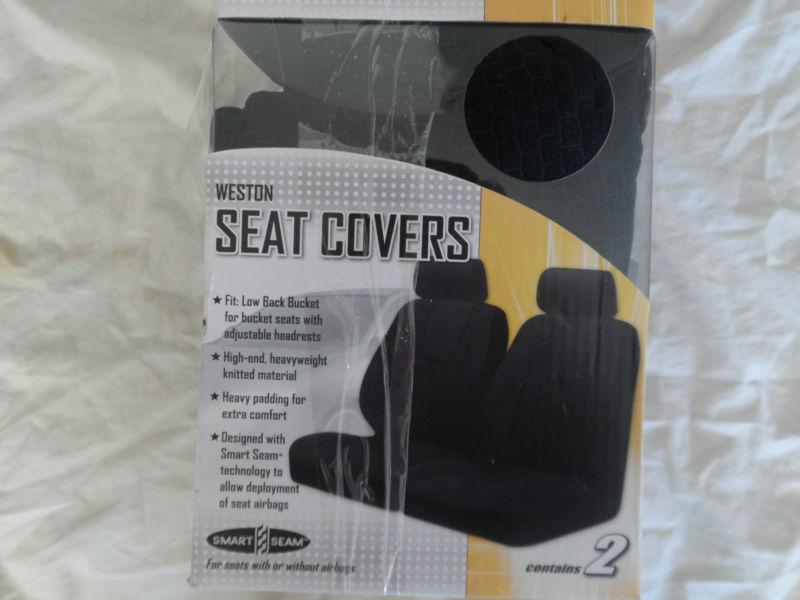 Auto expressions weston seat covers #804376-set of 2--black