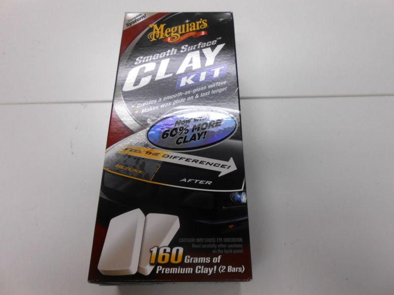 Meguiar's smooth surface clay kit 16oz 160 grams of clay g1016 new 