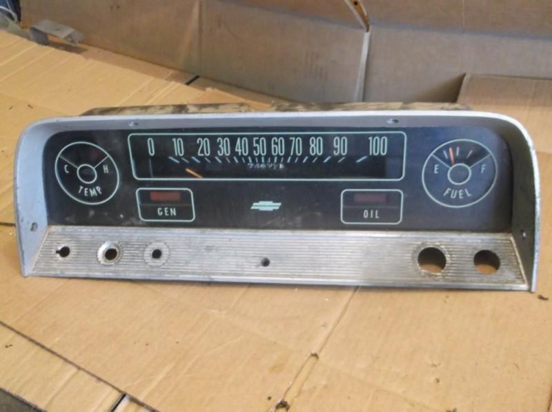 1964 65 66 chevy truck speedometer gauges works