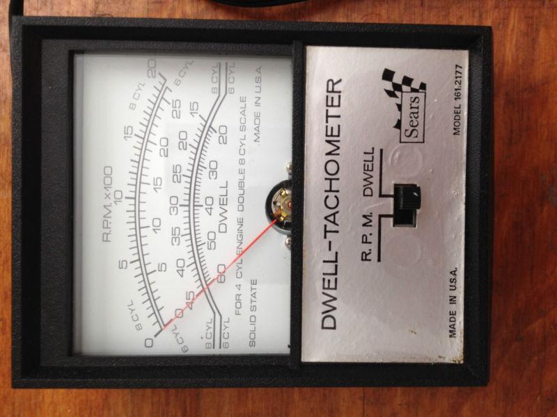 Sears dwell tachometer 161.2177