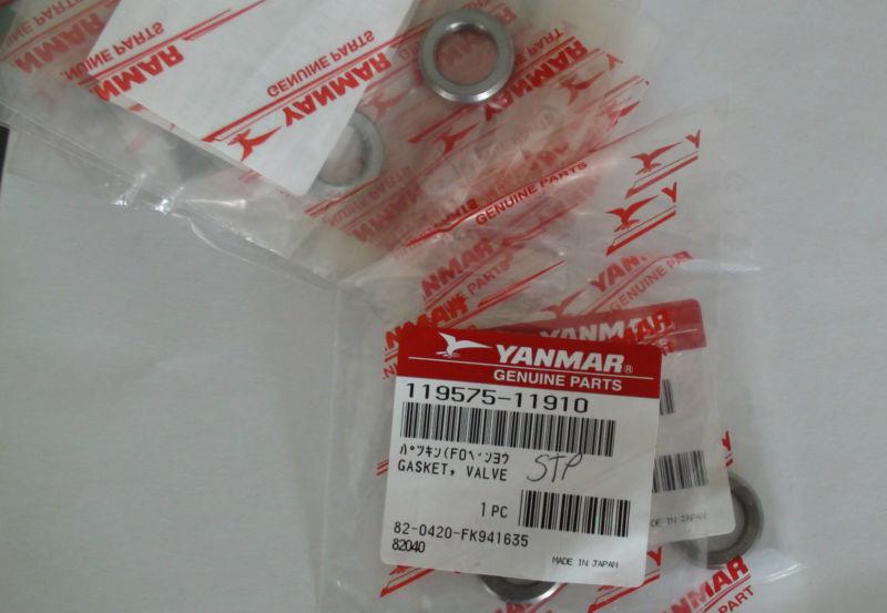 Yanmar 119575-11910 gasket valve injector seat 6ly2a-stp