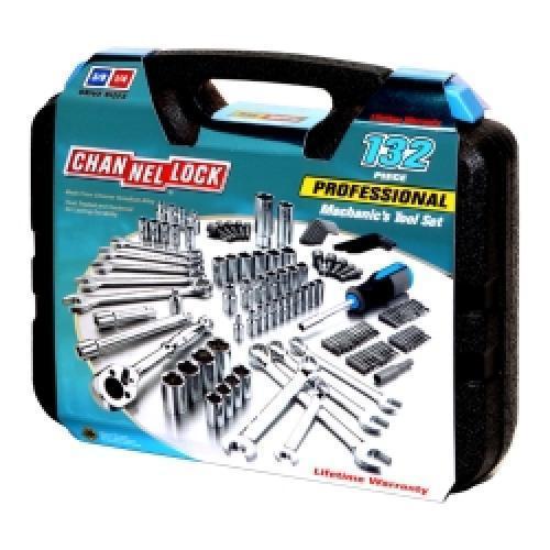Channelock tools 132 piece mechanic's tool set 132 pc. mechanic's tool set