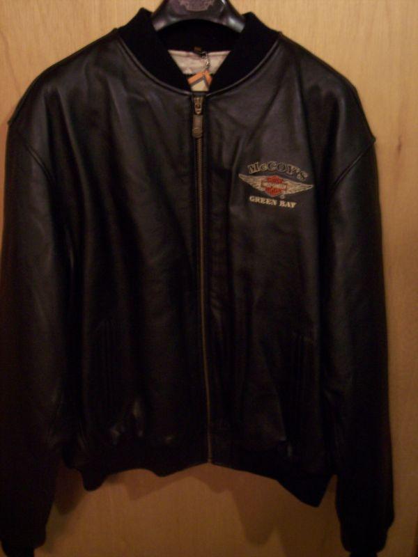 2xl - harley-davidson leather jacket - size xxl - mccoy's green bay wi / new