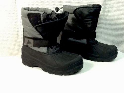 Athletech black snowmobile boots snow sports boots shoes size 5m 