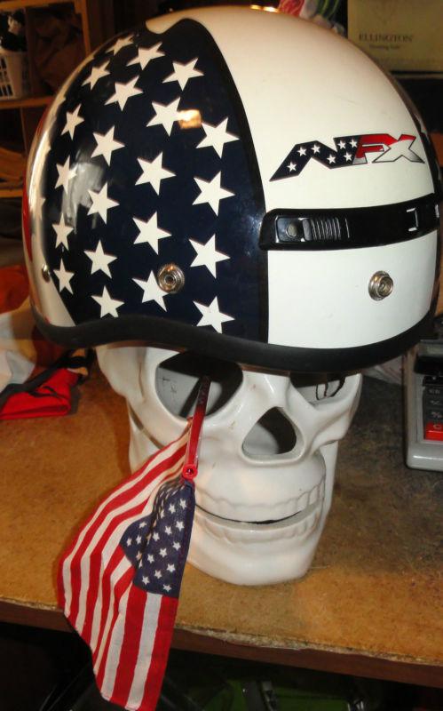 Afx freedom fx-7 american flag design  helmet - small free s/h