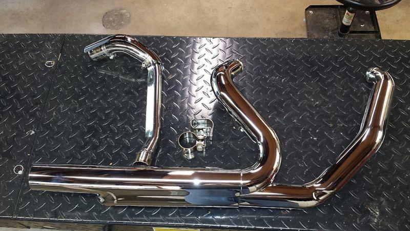 2013 hd stock header pipes&mufflers for touring models