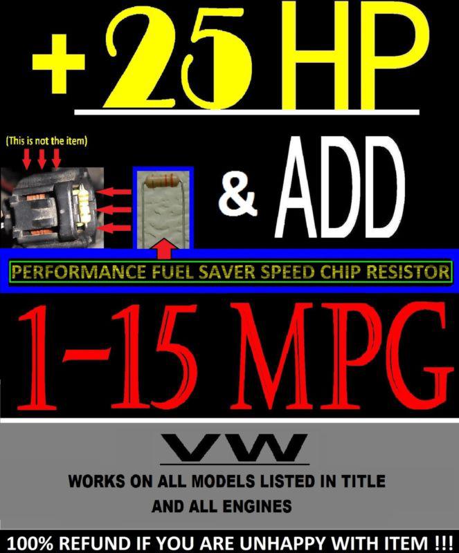 Performance speed chip fuel saver resistor volkswagen rabbit / golf 1989-2012