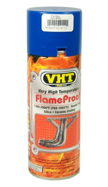 Vht sp110 flat blue flameproof hi-heat paint coating