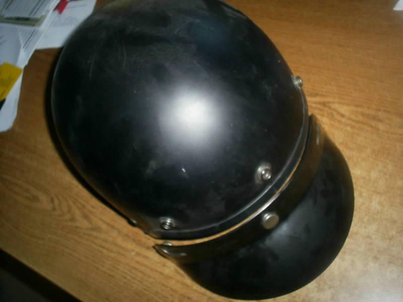 (   harley  )  bieffe helmet ' italy sept = 1/2 helmet dark blue x-large .. 