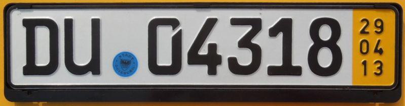 German  # 318 license plate + bmw munich bracket + 318i e36 e46
