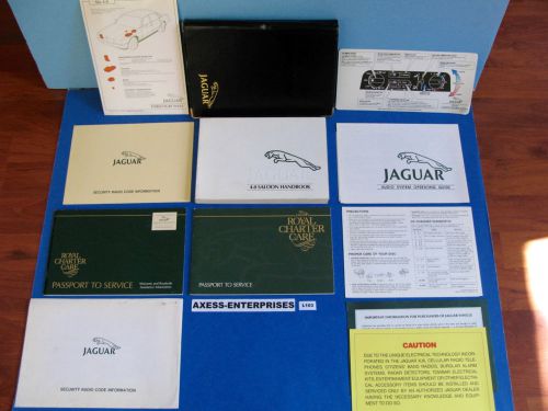 94 1994 jaguar xj6 4.0 saloon owners manuals drivers book user handbook set l103