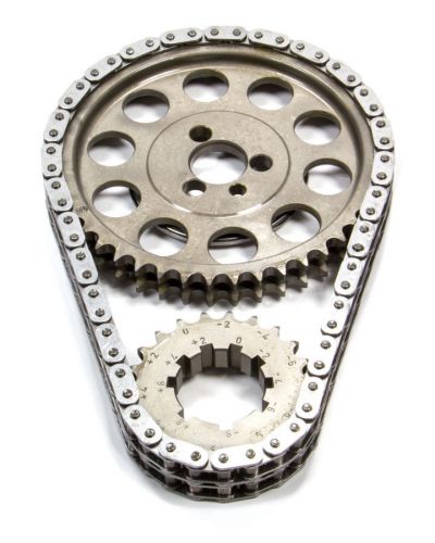 Rollmaster 0.005in double roller gold series sbc timing chain set p/n cs1050-lb5