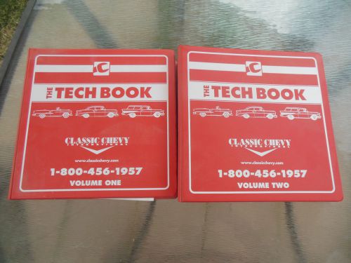 Eclker&#039;s classic chevy chevy tech book set, 1955-1957 2 vols