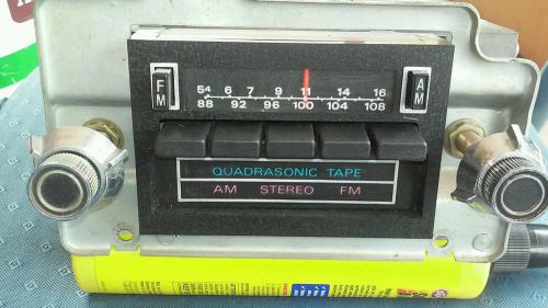 1970s  ford lincoln am-fm 8 track quadrasonic stereo radio
