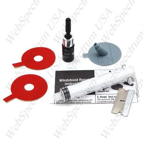 New car auto kit glass windscreen windshield repair tool diy for chip &amp; crack