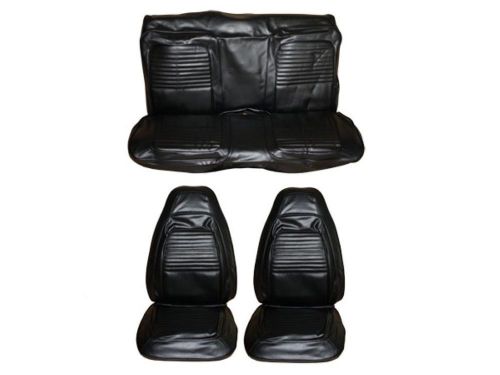 Pg classic 5504c-buk-100 1970barracuda cuda convertible bucket seat cover(black)
