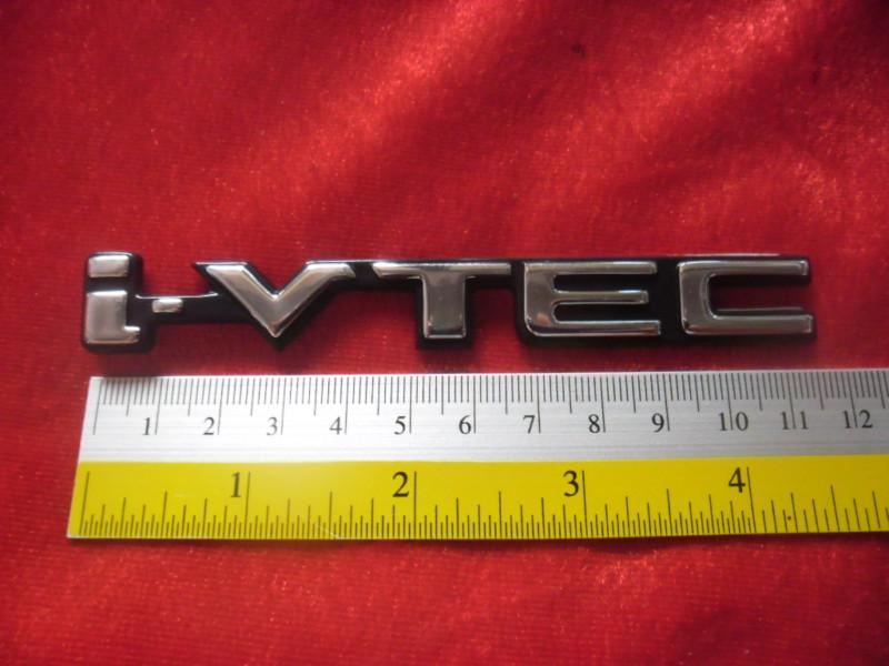 I-vtec sticker emblem logo. car tuning, detailing. honda