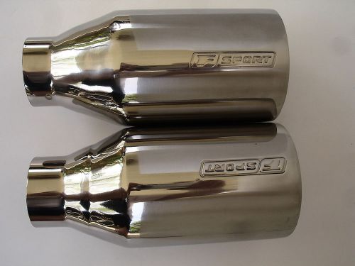 Lexus f sport engraved exhaust tips is gs ls ct rx es gx lx