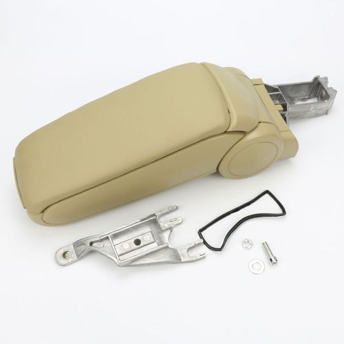 Beige leather center console armrest full kit for audi a4 4 door only 2002-2006