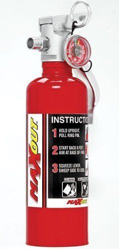 H3r performance maxout fire extinguisher, 1 lb. red (mx100r)