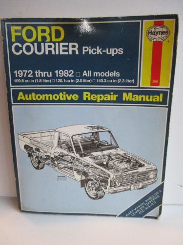 Ford courier truck 1972-1982 haynes publications 268 repair parts manual (36008)