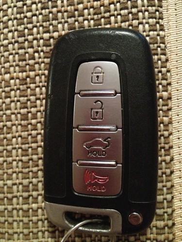 Hyundai  genesis oem  smartkey key keyless entry remote fob - 4 button