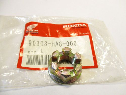 Honda trx250 fourtrax steering shaft castle nut trx 250 90308-ha8-000 kc