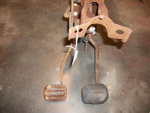 Original used clutch pedal assembly for 65 66 impala belair 4 speed with rods