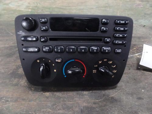 02 ford sable audio stereo radio am fm cd player unit 2f1t-18c858-da