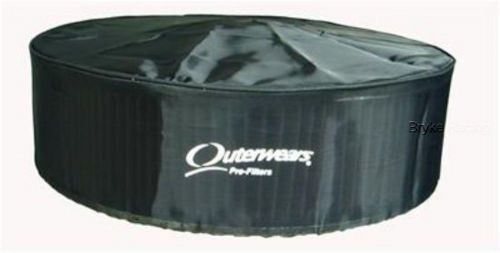 Outerwear black 14 x 4 w/top air cleaner dirt racing ump imca outer wear