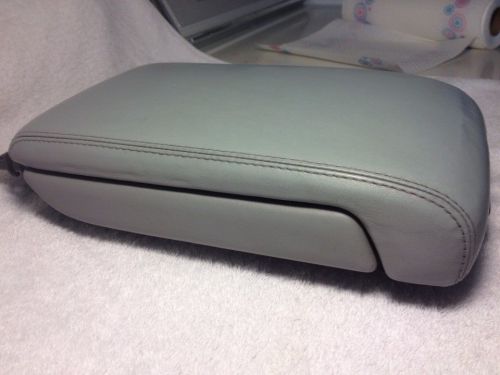 Acura rl center console lid gray leather armrest with hinge 02 03 04 arm rest