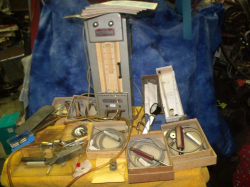 Sheffield precisionaire measurement column air gage meter and many extra &amp; books