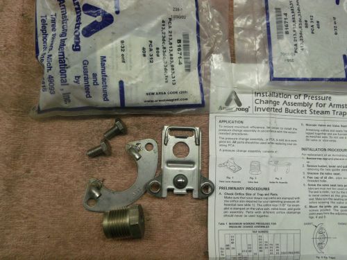 New armstrong b1671-4 pressure change kit steam trap replacement 9/32 orif.