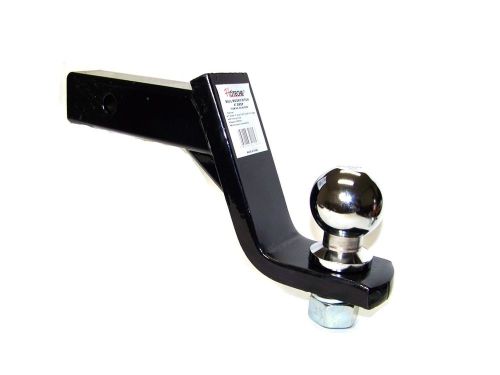 4&#034; drop hitch receiver trailer ball mount for 2&#034; receiver with 1-7/8&#034; hitch ball