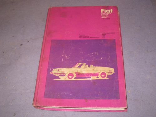 Fiat chiltons repair &amp; tune-up guide 1964-1970 hardback manual 4r2