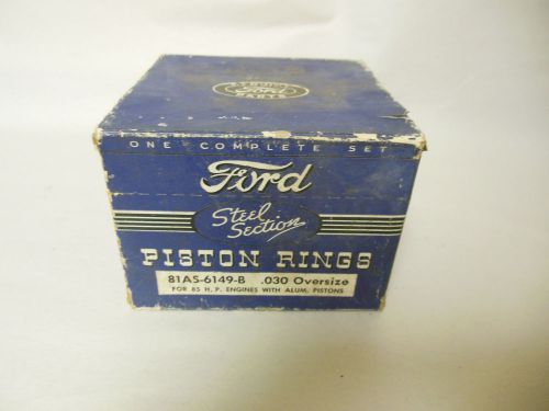 1932 - 1942 ford piston rings 85 hp 3 1/16 bore .30 oversize for alum pistons