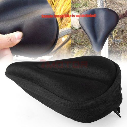 Bicycle black cushion soft pad seat cover universal for mountain bike on-road 7m