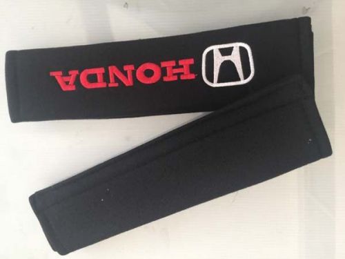 2x auto seat belt cover shoulder pads diy hand-made for honda or any cars