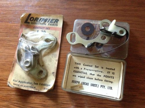 Lucas &amp; repco lorimier ignition points suit most pre 1960&#039;s english cars x2 sets