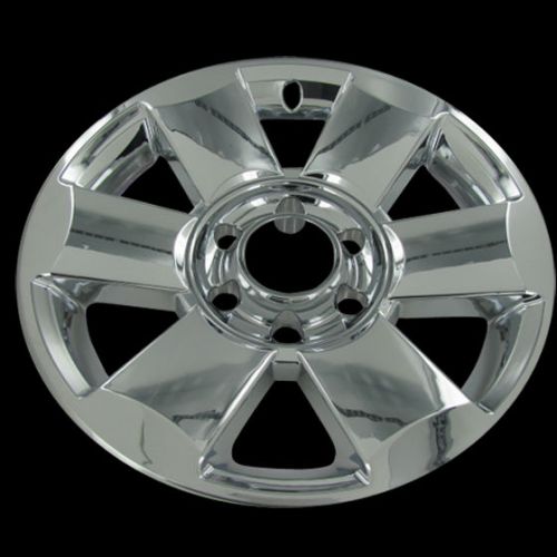 Fits 04-10 nissan titan armada chrome wheelskin hub cap wheel rim covers set