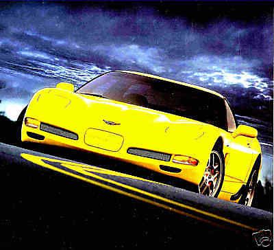 2001 chevy corvette z06 factory brochure-corvette z06