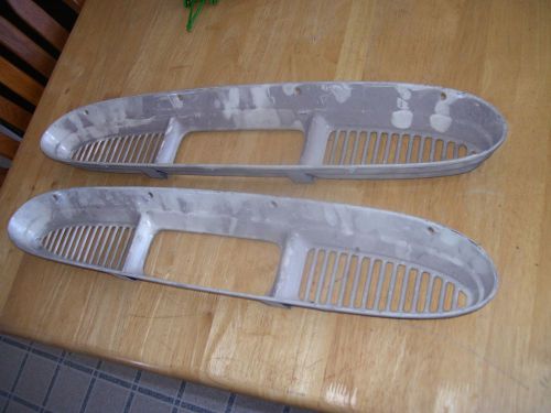 1960 60 chevrolet chevy truck hood grille  inserts apache c-10  nos