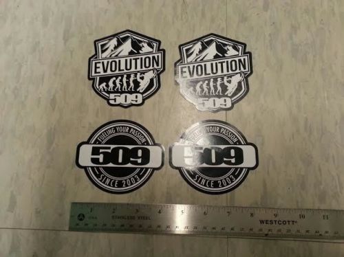 509 snowmobile sticker / decal lot - 4 stickers - each approx. 4 inches - new!