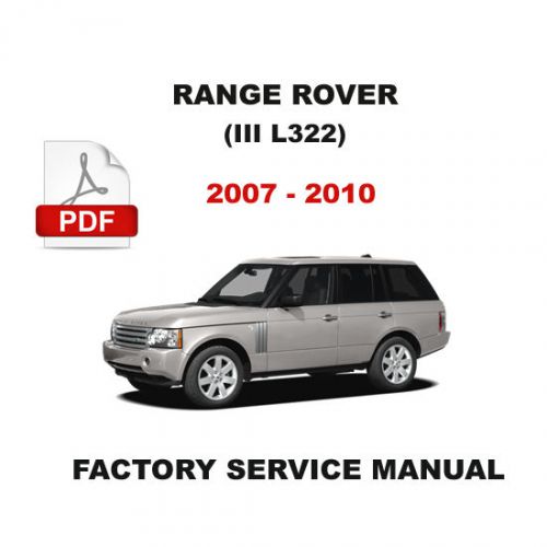 Rover range rover iii l322 2007 - 2010 ultimate factory service repair manual