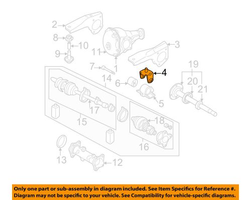 Mitsubishi oem carrier front axles-differential carrier support bracket mn103399