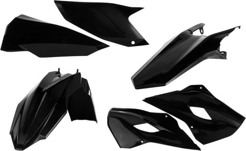 Acerbis plastic kit- husky enduro black fits: husqvarna te 250,fe 350 s,fe 501 s
