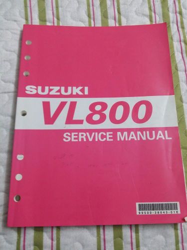 2001 2002 2003 2004 2005 suzuki vl800 service shop repair manual 99500-38044-01e
