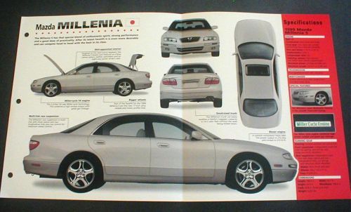 1999 mazda millenia s sedan unique imp brochure
