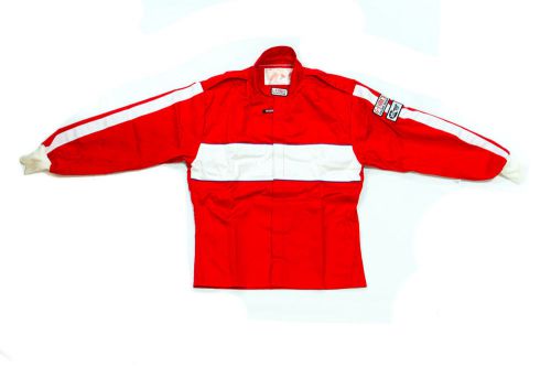 G-force race driver jacket gf105 series sfi 3.2a/1 red #4381mrd single layer