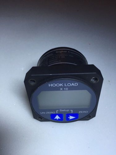 Onboard systems hook load indicator